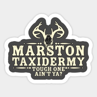 Marston Taxidermy Sticker